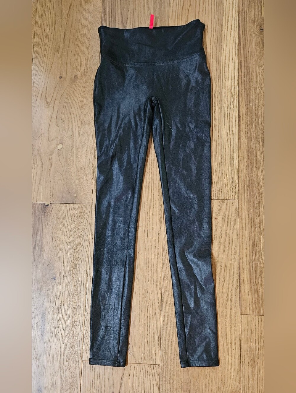 SPANX High Waisted Faux Leather Leggings